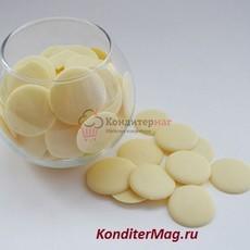Глазурь шок. Топковер Белая диски 200 г. 71018