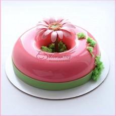 Глазурь зеркальная Шокодель Клубника 0,9 кг.