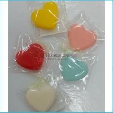 Фигурка шок. глазурь Сердечко микс 3,5 см. 1 шт.
