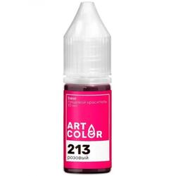 Краситель пищевой гелевый водорастворимый Art Color Base 213 Розовый 10 мл 1