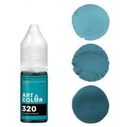 Краситель пищевой гелевый водорастворимый Art Color Base 320 Бирюзовый 12 мл 1