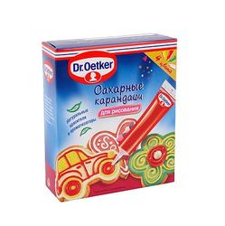 Карандаши сахарные (айсинг) для рисования Dr.Oetker цветные 4х19 г. 322610 1