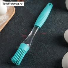 Кисть кондитерская 22х2 см. силикон Про