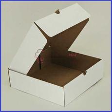 Коробка для пиццы 23х23х7 см. белая