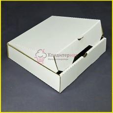 Коробка для пиццы/пирога 25х25х8 см. белая