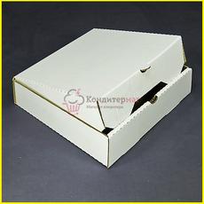 Коробка для пиццы/пирога 25х25х8 см. белая
