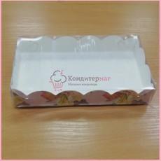 Коробка для пряников 20х12х3,5 см. С праздником пл/крышка