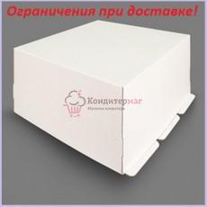 Коробка для торта 35х35х22 см. Белая