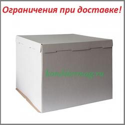 Коробка для торта 50х50х30 см. Белая 1