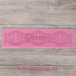 Коврик для кружева Бабочки 39х10 см. 1