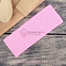 Коврик для кружев Сердце 18х6,5 см.