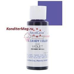 Краситель для шоколада Americolor Фиолетовый Violet 56 г. 1