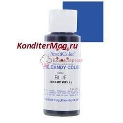 Краситель для шоколада Americolor Синий Blue 56 г. 1