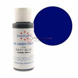Краситель для шоколада Americolor Темно-синий Navy blue 56 г. 1