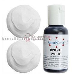 Краситель гелевый AmeriColor Белый Bright White 21 г. 1