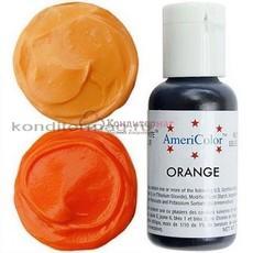Краситель гелевый AmeriColor Апельсин (Orange) 21 г.
