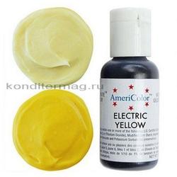 Краситель гелевый Америколор Желтый электрик (Electric Yellow) 21 г. 1