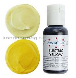 Краситель гелевый Желтый электрик Electric Yellow AmeriColor 21 г. 0215 1