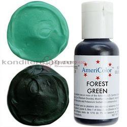 Краситель гелевый AmeriColor Зеленый лес Forest Green 21 г. 1
