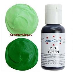 Краситель гелевый AmeriColor Зеленый мятный (Mint Green) 21 г. 1