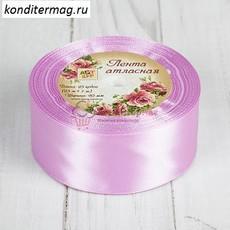 Лента атласная №45 Сиреневая 4 см.х23 м.