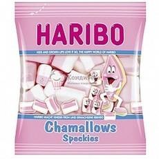Маршмеллоу Haribo бело-розовый 100 г. Бельгия,