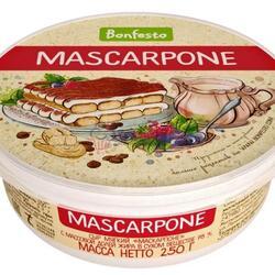 Творожный сыр Маскарпоне 78% 250 г. Bonfesto