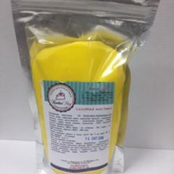 Мастика сахарная Кондитермаг желтая 500 г. 1