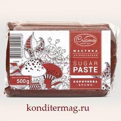 Мастика сахарная Криамо коричневая 500 г. 1