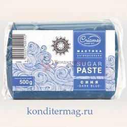 Мастика сахарная Криамо синяя 500 г. 1