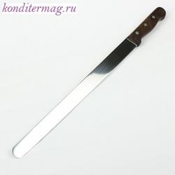 Нож для разрезания бисквитов 35 см. ровный край Chef Master 1