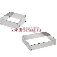 Форма раздвижная Квадрат 25-38х10 см.