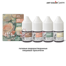 Набор пищевых красителей Арт Колор Paint "Роза" 4х12 мл