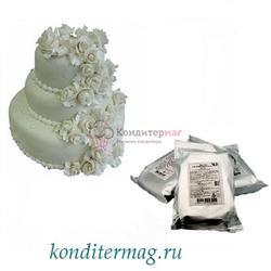 Мастика сахарная Топ Продукт Белая цветочная 600 г. 1