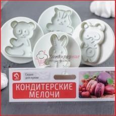 Плунжер кондитерский Мягкая игрушка 4 шт.