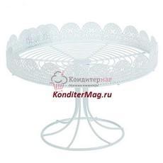 Подставка для торта и пирожных круглая 25х16 см.