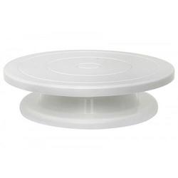 Поворотный столик для торта 27х7 см. белый пластик 1