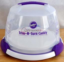 Столик поворотный с крышкой для торта, переноска ULTIMATE Trim-N-Turn Caddy Wilton 2105-0474 1