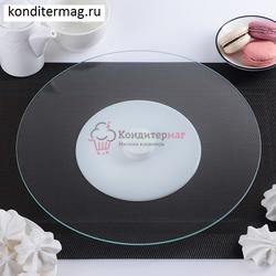 Столик поворотный 30 см. прозрачное стекло 3105898 1