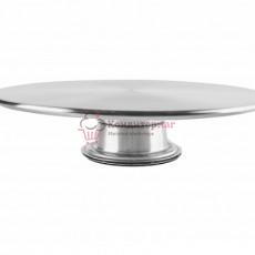 Поворотный столик подставка для торта 32х7,5 см. металл