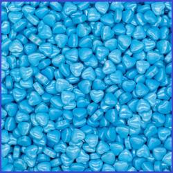 Посыпка сахарная Сердечки Голубые перл. 9 мм. 50 г. 1