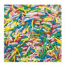 Посыпка сахарная Вермишель Радуга 500 г. Dulcistar