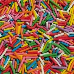 Посыпка сахарная Вермишель разноцветная микс 90 г. 1