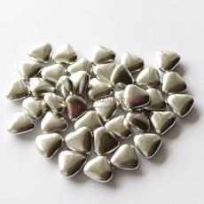 Сердечки шоколадные 1,3 см. серебро 50 г. Ambrosio