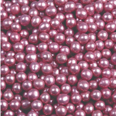 Шарики сахарные металлик Розовые 5 мм. 50 г. CLEMCO