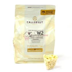 Шоколад белый 25.9% какао в галетах Barry Callebaut 250 г. 1