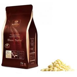 Шоколад белый 29,2% какао в галетах Blanc Satin Cacao Barry 200 г. 1