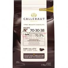 Шоколад горький 70,5% 2,5 кг. с нат. ванилью Callebaut