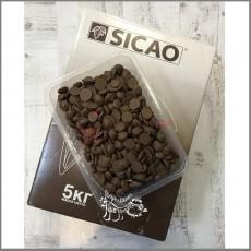 Шоколад молочный 33% 5 кг. легкоплавкий Sicao Callebaut