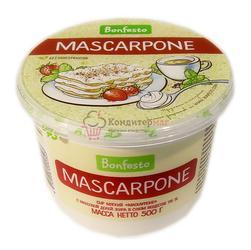 Сыр Маскарпоне 78% Bonfesto 500 г. 518582 1